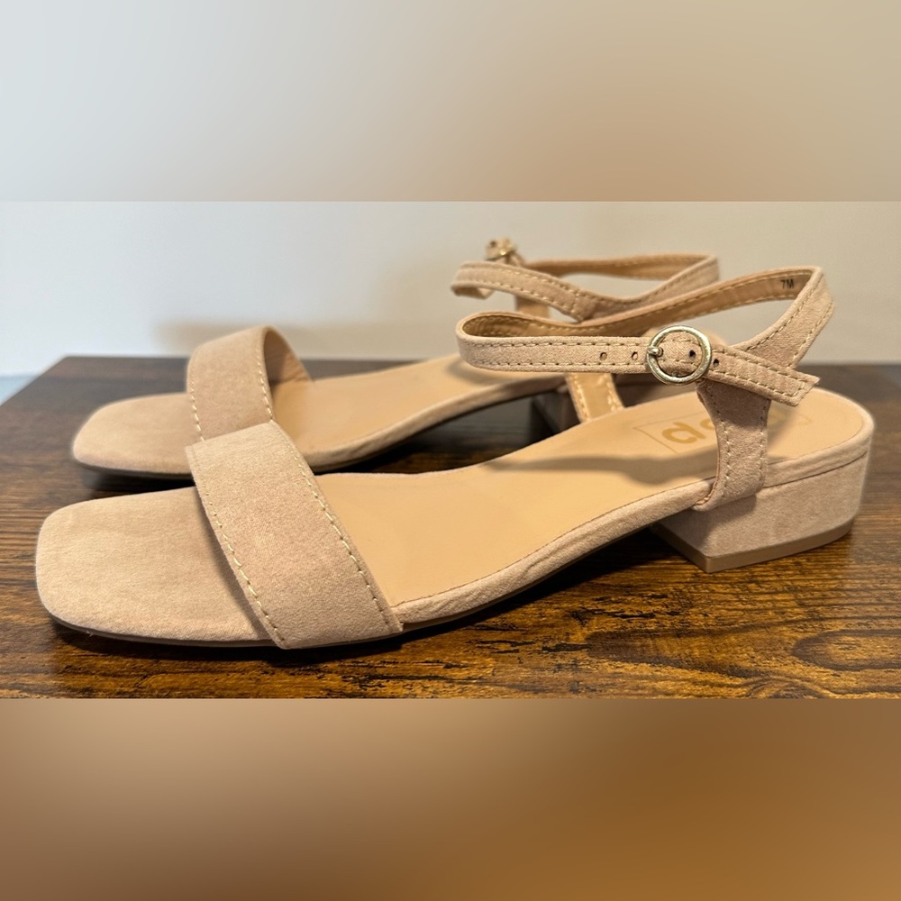 Pop Womens Nude Eclipse Heeled Sandal NWT Size 7